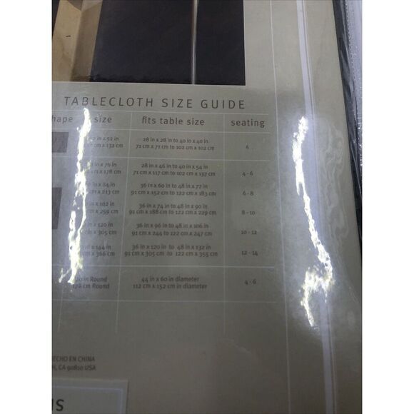 Melody Sage/Green Square Tablecloth 52”x52” VTG New - Picture 14 of 15